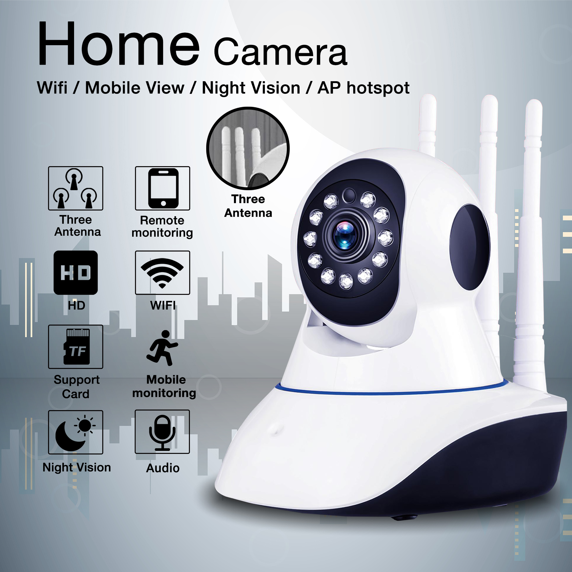 Wireless Wifi CCTV Camera 360 PTZ Camera – Buy Best Price HD CCTV ...